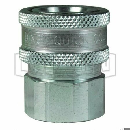 DIXON 3/8 in H-COUPLER, 3/8 in NPTF, UNVALVED 3VF3-E